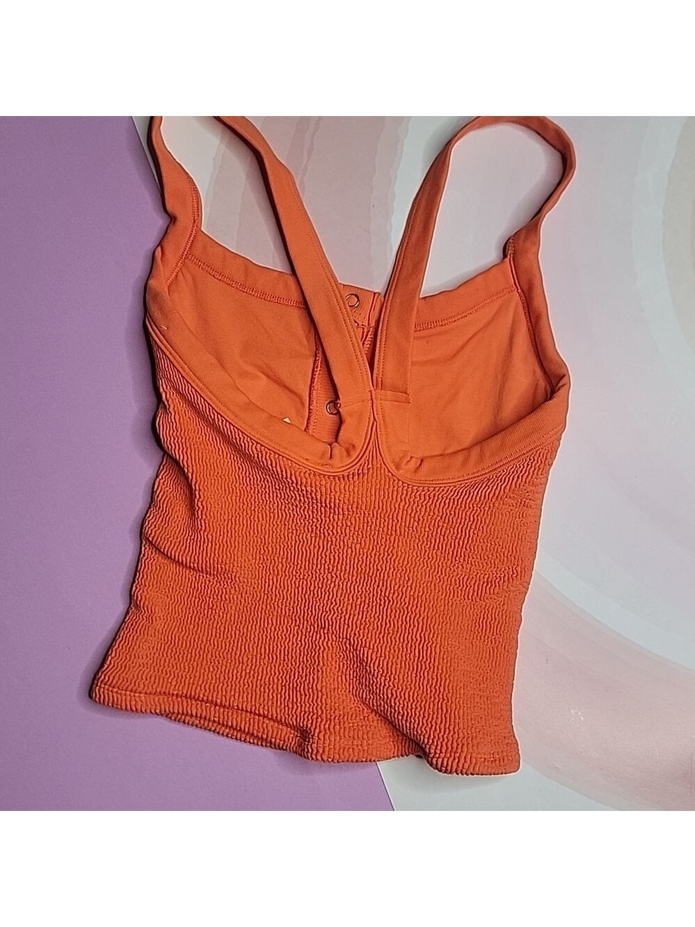 Free People Movement Scrunched Ribbed Tank M/L - Picture 5 of 5